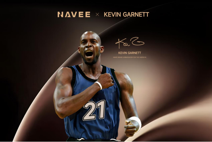 NAVEE Taps NBA Legend Kevin Garnett as Brand Ambassador for the Americas